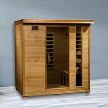 Blue Wave Radiant Saunas BSA2418 4-Person Hemlock Infrared Sauna