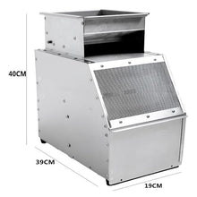TsoLay Cereals Blown Shell Splitter, Electric Stainless Steel Grain Separator, Large Capacity 60-80 Kg/Hour, Adjustable Speed Fan, for Millet, Miscellaneous Grains, Melon Seeds