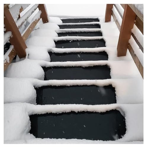 Erxewim Portable Heated Snow Melting Mats for Walkways - Easy Installation, Fast Snow Removal, Outdoor Snowmelt Solution for Safe Surfaces (55 * 600 10slice)