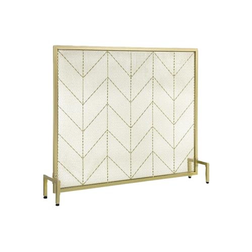 Fireplace Screen Fireplace Screen Home Metal Nordic Iron Fireplace Screen with Fireplace Fence Fireplace Screen Mesh Fireplace Screen Fireplace Screen (Color : A)