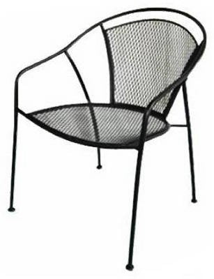 Woodard WI-105 Uptown Patio Bistro Chair Steel Mesh
