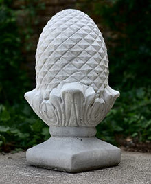 OLOMA Unique acorn figure Concrete acorn ornament Stone acorn decor Cement sphere figurine Garden sphere sculpture Lovely statue Housewarming gift Large garden acorn Cement acorn decor Outdoor sphere