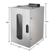 HQHAOTWU 20-Layer Stainless Steel Food Dehydrator Silver