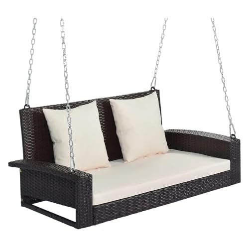AEYSD-456 Garden Bench Suitable for Deck Outdoor Garden Backyard Swing Chair Hanging Porch Swing Garden Furniture Outdoor Bench