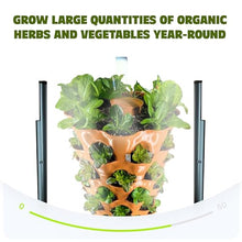 Garden Tower Ultra Efficient 80 Watts LED Grow Light 6400K Full-Spectrum Black