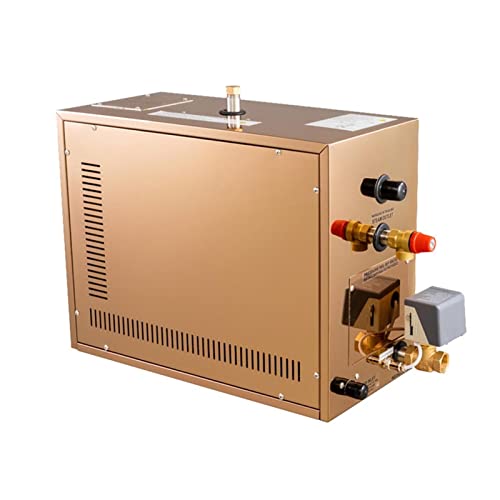 Sauna Steam Generator Sauna Steam Generator 6/7/8/9KW Automatic Stainless Steel Steam Generator Descaling Sauna Room Steam Bath Machine For Spa Room With Intelligent Touch Controller Sauna Accessories