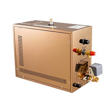 Sauna Steam Generator Commercial Self-Draining Steam Shower Generator Automatic Stainless Steel Steam Generator Sauna Room Steam Bath Machine for Spa Room Digital Controller Sauna Accessories (15kw)