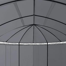 HGFDVCMR 17x11 Ft Outdoor Gazebo Canopy with Curtains Anthracite