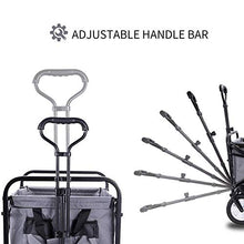 Garden Cart Folding Wagon Foldable Heavy Duty Outdoor Trolley Utility Transport Cart 90kg