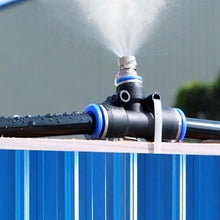 CHZDPP Adjustable Water Output Misting Water Irrigation Equipment, Misting System for Farm/Factory/Construction Site Cooling/Sterilization, Plant Watering Kits(3543inch/90m/295ft)