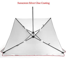 USZWBY 1.8M×2.2M Rectangular Garden Parasol,Large Market Umbrella,Outdoor Sun Shade for Patio/Beach/Pool