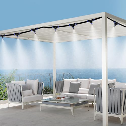 Outdoor Patio Automatic Heat Dissipstion Cooling Misting Equipment