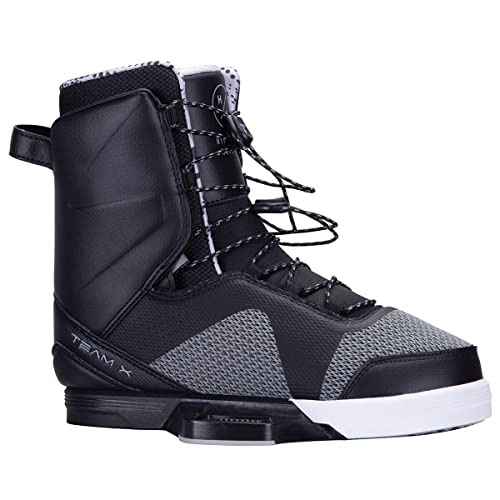 Hyperlite Team X Mens Wakeboard Bindings Black/Grey (11-12)