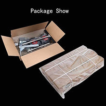 UILMLIO Efficient with Wheels Wheeled Snow Pusher Shovel Adjustable Efficient Rolling Snow Plow Shovels for Car Driveway Camping and Outdoor Emergency Snow Removal