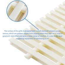 GJZDPMY UV Resistant Swimming Pool Drainage Overflow Grate - Flexible Anti-Skid Floor Drain Cover Outdoor Channel Drain Grill for Showers & Driveways (Size: 35x100CM/13.78")