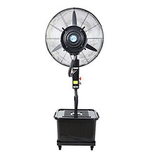 KaBuea 380W High Power Misting Fan, 120° Oscillation, 3 Speeds, 65-81 Inch Adjustable Height for Garden, Lawn & Greenhouse(One Color,30in)