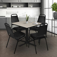 Regency Cain 48" Square Breakroom Table Maple