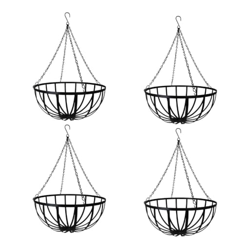 22in Commercial Hanging Basket Steel Construction 22in x 10in - 4PK