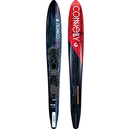Connelly Slalom Waterski Outlaw 67 Tempest Front Binding with Rear Toe Plate Multi