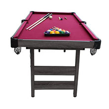 Blue Wave Sports Pendleton 6-ft Portable Pool Table - Driftwood Finish Burgundy