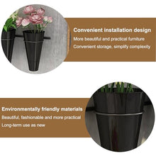 Plastic Flower Display Stand Wall Mounted Decorative Plant Holder Florist Bouquet Shelf For Fresh Flower Shop Floral Container Plant Stand For Indoor Outdoor Flower Pot Holder Rack With Bask