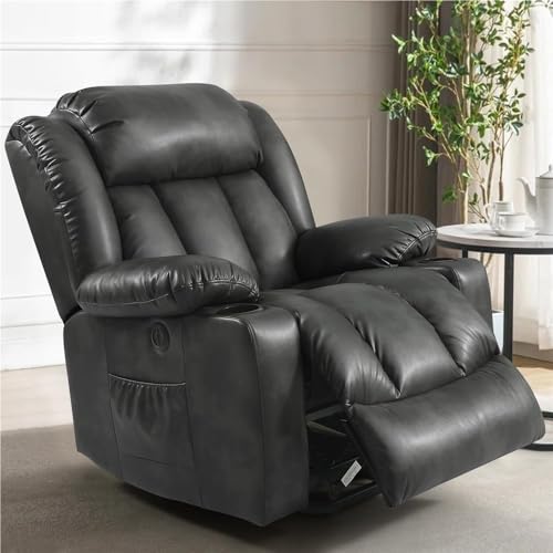 Large Power Lift Recliner for Elderly with Massage, Heat & USB Ports