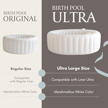 Earthside Birth Pool I Birth Pool, Comfort for Home Water Birth Kit | Doula & Midwife Approved in Marshmallow White I Portable and Easy to Set up (Ultra Large)