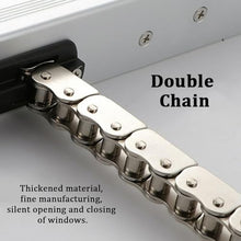 iumLeap Electric Window Opener - Home Window Hardware Automatic Opener/Closer, Built-in 300-1000mm Stroke Chain Type Window Opener Actuators, 700mm