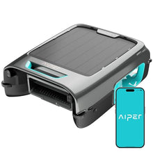 AIPER EcoSurfer S2 24/7 Solar Pool Skimmer Robot with App Support, Blue