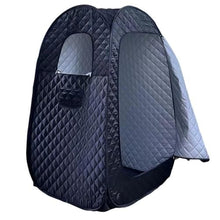 POGHDBXA Sauna Accessories, Compact Portable Steam Sauna Tent 1200 Watt Therapeutic for Detox Relaxation Time Remote Control Personal for Home