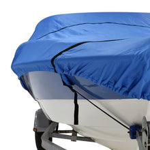 Budge American Flagship Ripstop Boat Cover, Fits Center Console V-Hull Boats 20'-22' Long, Blue