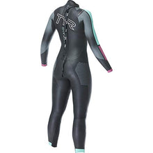 TYR Women's Cat 5 Wetsuit Black/Turq/Fuschia XL