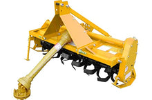 Sigma Heavy Duty 3 Point Hitch Rotary Tiller 5' FT 60" in. Work with PT I Tractor PTO Driven Gear Drive with Shaft Compatible with Non-Compact 24-45HP