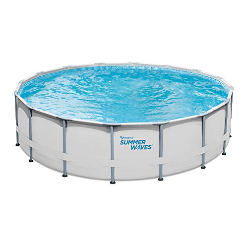 Summer Waves 16' Elite Frame Above-Ground Pool White