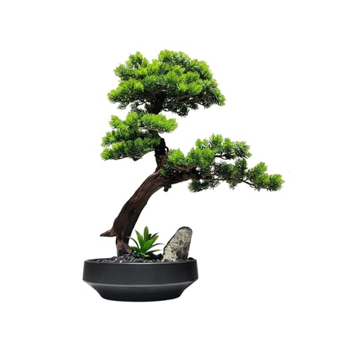 YXIANG56Q Fake Plants Artificial Bonsai Tree Faux Plants with Ceramic Pots for Living Room Decorations Bonsai Tree