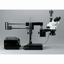 AmScope Digital Trinocular Stereo Zoom Microscope 3.5X-90X Black