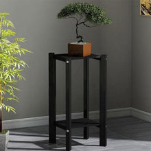 Bamboo Flower Rack Utility 2 Tier Plant Stand Rack Multiple Flower Pot Holder Shelf Indoor Outdoor Planter Display Shelving Waterproof Plant Shelf Creative Storage Rack For Corner Patio Garden