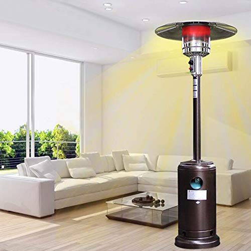 Outdoor Gas Patio Heater Radiator Safe Low Energy Dumping Protection for Garden Gas Heaters Powerful Fast Heating Heaters for Home Energy Efficient-Natural Gas 225cm(88in) (225cm(88in) Natural Gas)
