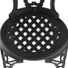 Hassyee All-Weather Bistro Set with Round Table for Balcony, Patio Furniture Set with Two Swivel Chairs and Water Resistant Cushions for Dining Room, Lawn, Poolside, Garden (Black 5)