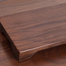 QUANGJN Pcs Plants Saucers Solid Wood Rectangular Base Ornaments Fish Tank Vase Bonsai Buddha Statue Porcelain Crafts Wooden Bracket Plant Pot Saucers,