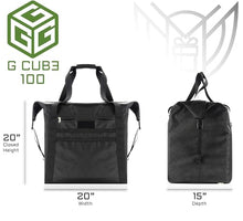 Xtreme Sight Line ~ G CUBƎ 100 Faraday Bag + XTECH Faraday Bag Combo for Medium to Large Generators ~ Protects Against EMP/CME/EMF/RF ~ Diamond Form Farday Lined Interior ~ Safety Orange Combo