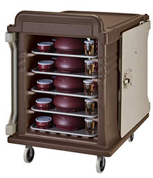 Cambro MDC1520S10D194 Meal Delivery Cart Dual Access 10 Tray Granite Sand Case of 1