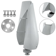ROROLL Micro Wind Turbine, 12V/24V 400W Vertical Helix Wind Power Turbine Generator Kit for Household Hybrid Solar Wind System High Wind Energy Utilization (Color : 1, Size : 12V), 1005004670543775