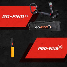MINELAB GO-FIND 66 High-Power, Ultra-Light, Professional Handheld Metal Detector Bundle for Adults with 10" Waterproof Coil, Advanced PRO-FIND 15 Pinpointer & Carry Bag
