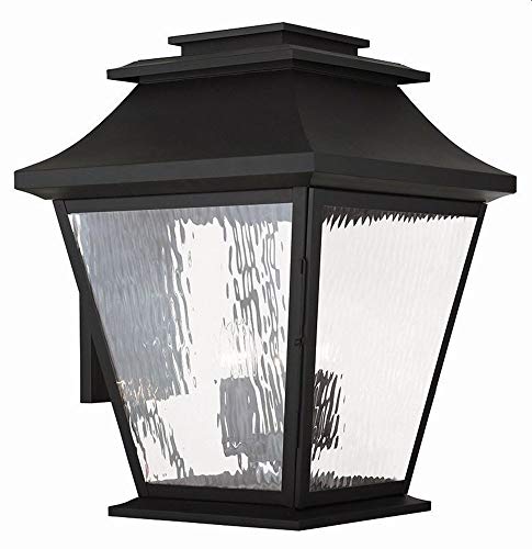 Livex Hathaway 5-Light Outdoor Wall Lantern Black