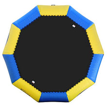 RAVE Sports Bongo 13' Water Bouncer Trampoline with Ladder Blue/Yellow