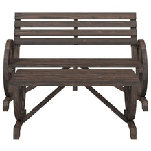 FDSAQOPT 2 Piece Patio Lounge Set Solid Wood Fir