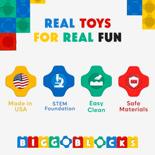 BiggoBlocks Jumbo Building Blocks Set 192 pcs Red, Blue, Green, Yellow