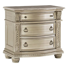 Homelegance 1757SV-4 Night Stand Silver