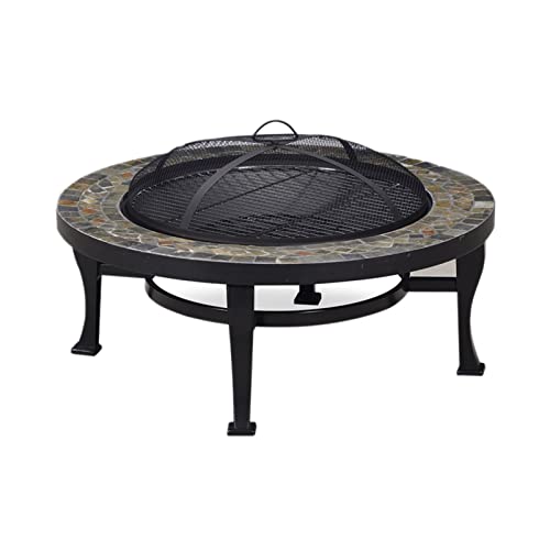 cfycfy987 Grilling Table Barbecue Table Villa Yard Stove Outdoor Household Carbon Grill Garden Iron Outdoor